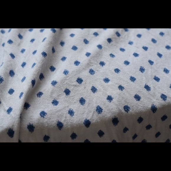 Loft blue polka dot sleeveless top - Picture 6 of 6